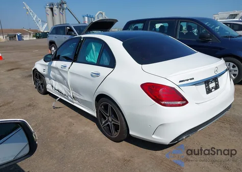 2016 Mercedes-Benz C 450 Amg 4Matic из США, поврежденный, VIN 55SWF6EB9GU148728